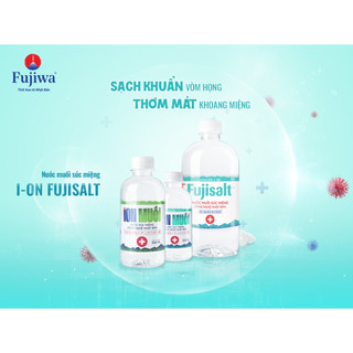 Thùng 12 Chai Nước Súc Miệng Fujisat Hương Bển 680ml Chăm sóc răng miệng, trắng răng, sát khuẩn vòm họng giảm đau họng
