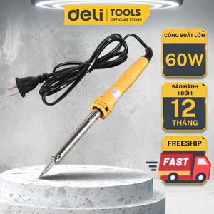 Mỏ Hàn Điện Deli Chính Hãng 50W / 60W Chất Lượng Cao - Sử Dụng Đa Năng, Tiện Ích - DL8860/ DL88050A