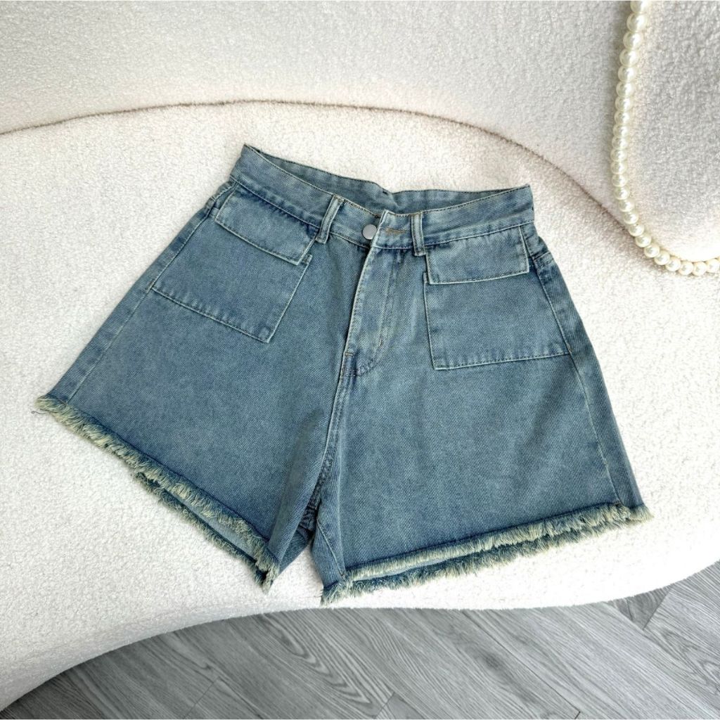 Quần Short Jeans BigSize Nữ Màu Trendy,Quần Đùi Big Size Lên Phom Tôn Dáng Dễ Thương J3