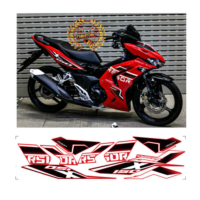 Tem rời WINNER X V3 mẫu rs150r cao cấp chất liệu in 3 lớp PPF chống nước không phai màu.