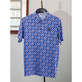 Áo Golf polo GF họa tiết gạch men. chất thun lạnh thấm hút mồ hôi , không nhăn, co dãn bốn chiều ( shop chuyên sỉ)