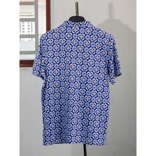 Áo Golf polo GF họa tiết gạch men. chất thun lạnh thấm hút mồ hôi , không nhăn, co dãn bốn chiều ( shop chuyên sỉ)