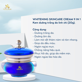 KEM DƯỠNG TRẮNG DA LINH CHI 9 IN 1 - TRẮNG SÁNG & CHỐNG LÃO HÓA 20G