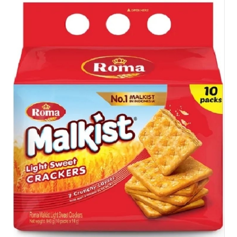 Bánh quy Malkist Crackers Roma túi 140g | Shopee Việt Nam