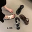 Sandal nữ quai chéo đan dây kẹp ngón chun co giãn đế độn 2cm