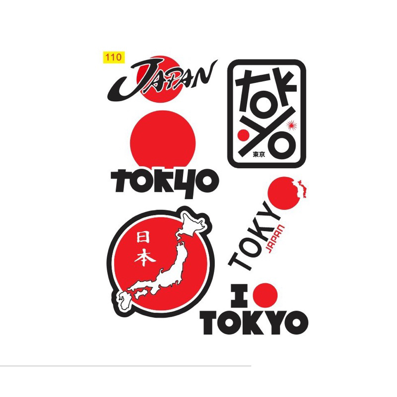 Tem sticker Japan,tem 4 lớp chống nước | Shopee Việt Nam