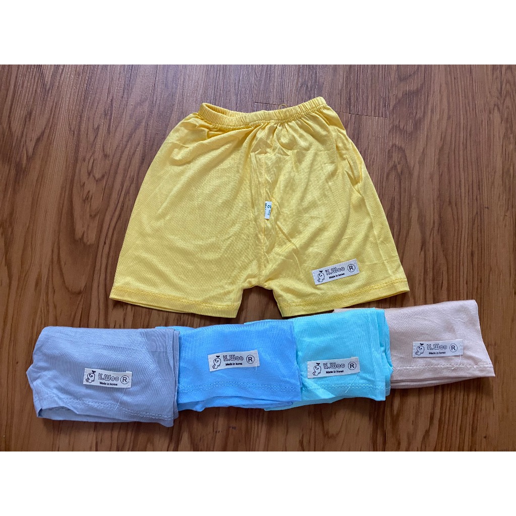 Set 10 Quần Đùi Chục Mác Sơ Sinh Thun Lạnh Cho Bé Gái Bé Trai 4 - 15kg Vải Thoáng Mát Mềm Mịn [QL03] Đậu Đậu Store