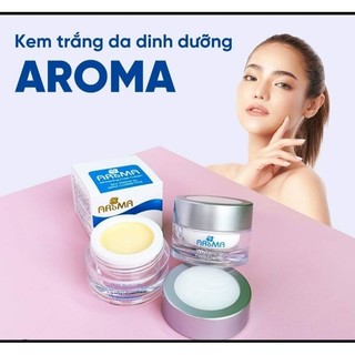 Kem trắng da Aroma MiraWhitening Treatment Cream NL045 giúp dưỡng trắng, mờ thâm sạm 18g E309