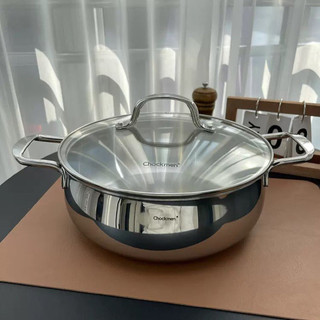 Nồi inox 3 lớp hãng Chockmen [154] 26cm nồi lẩu, nấu canh, xào rán nhiều món [C154]