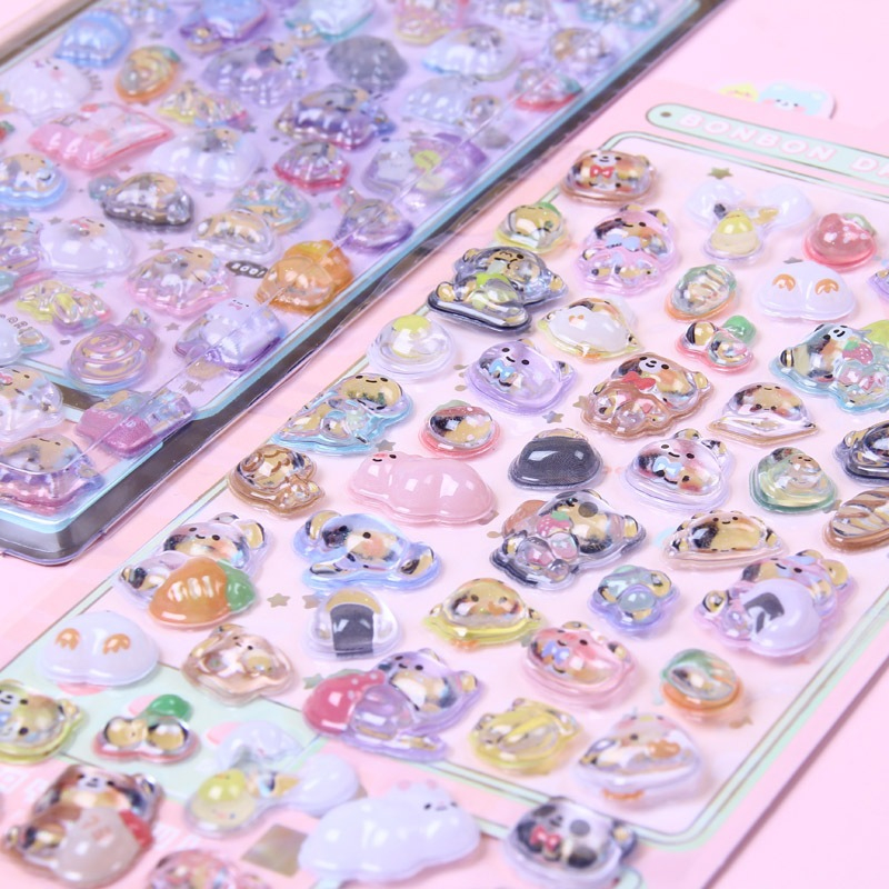 Bộ 50 Hình Dán Sticker 3D Động Vật Siêu Đáng Yêu, Dán Ốp Lưng Điện ...