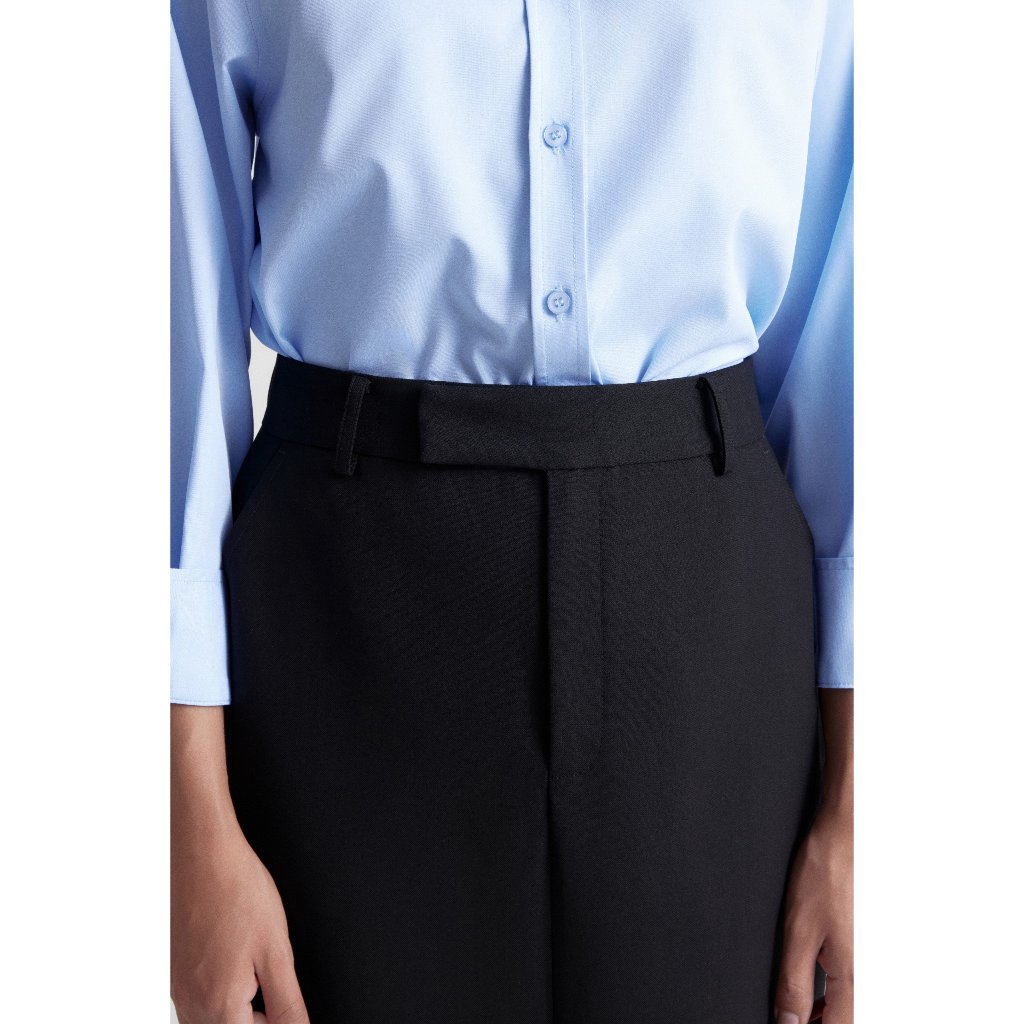 Ảnh Chân váy maxi MONO TALK dáng xuông xẻ tà hai bên poplin dày MOF23W-B10004TK 2