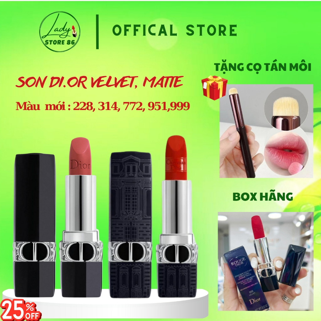 Pink Rouge Dior Hasard Rouge Dior Hydrating Lipstick And Couture