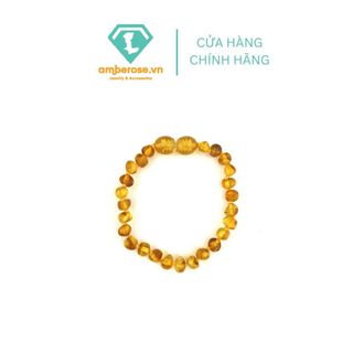 Vòng đeo tay  Amber cho bé chuẩn tự nhiên từ 0 - 10  tuổi ( dạng hạt nhỏ ) - Amberose.vn