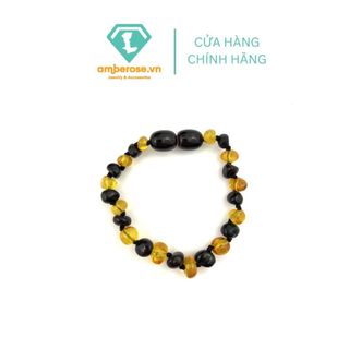 Vòng đeo tay  Amber cho bé chuẩn tự nhiên từ 0 - 10  tuổi ( dạng hạt nhỏ ) - Amberose.vn