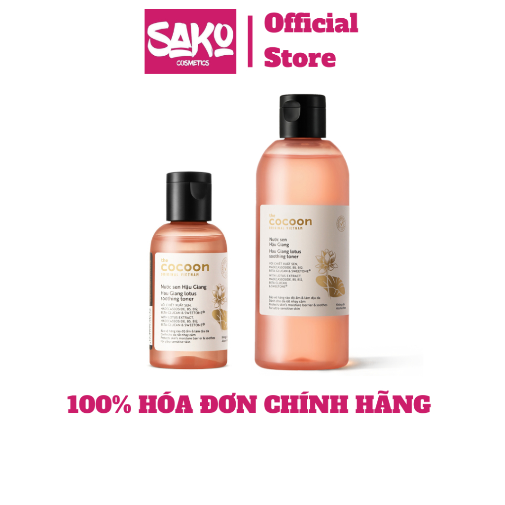 Nước sen Hậu Giang (toner) Cocoon giúp phục hồi đa nhiệm cho da rất ...