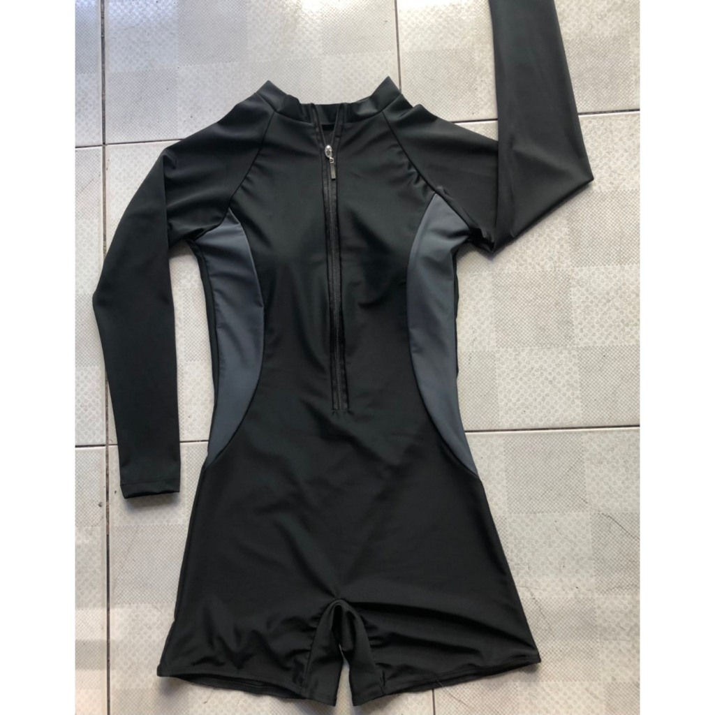 [ SIZE:S- M - L - XL ] Bikini đồ bơi đi biển 1 mảnh khoá kéo form short kín đáo, DKPM BIKINI HAN.T MS-HT008