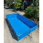 Hồ bơi lắp ghép, bể bơi cho bé, bể bơi khung kim loại. Kích thước 4m x 2m x 80cm - Thương hiệu MAXPOOL — ảnh 1