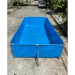 Hồ bơi lắp ghép, bể bơi cho bé, bể bơi khung kim loại. Kích thước 4m x 2m x 80cm - Thương hiệu MAXPOOL — ảnh 2