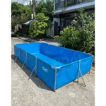 Hồ bơi lắp ghép, bể bơi cho bé, bể bơi khung kim loại. Kích thước 4m x 2m x 80cm - Thương hiệu MAXPOOL — ảnh 3