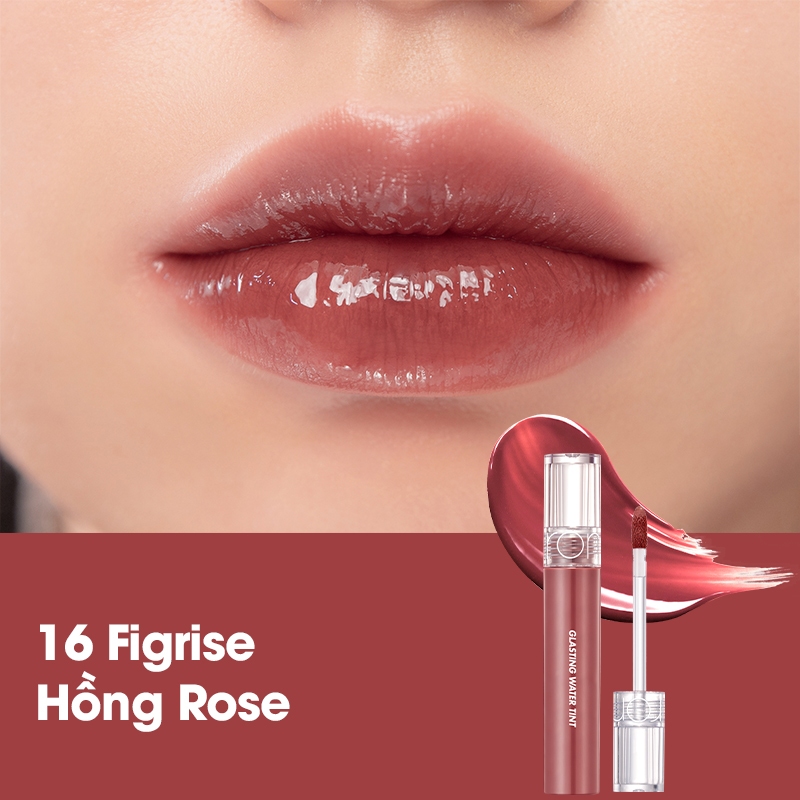 Son Tint Bóng Siêu Lì Căng Mọng Môi Romand Glasting Water Tint 4g