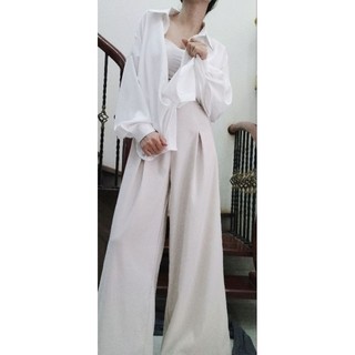 Áo Sơ Mi Free Size Công Sở, Chất Vải Mềm Mịn, Đứng Form, Thoải Mái Khi Mặc Thích Hợp 4 Mùa