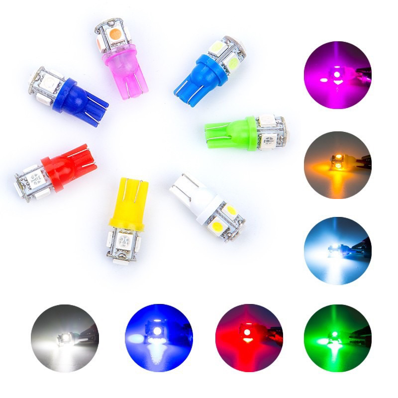 Bóng đèn led Demi T10 gắn xinhan xe máy, đồng hồ, ôtô (Giá 1cái)