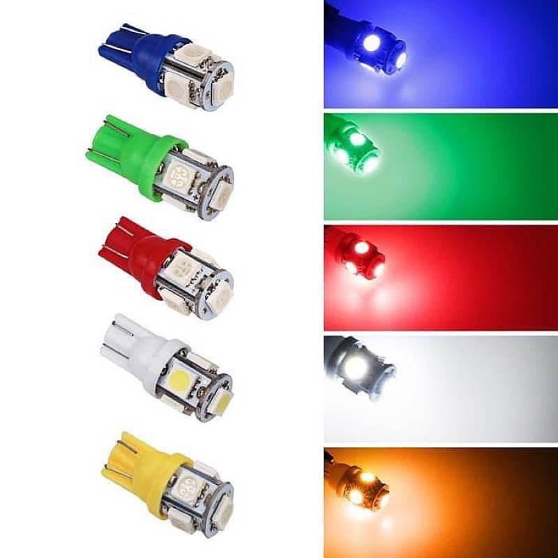Bóng đèn led Demi T10 gắn xinhan xe máy, đồng hồ, ôtô (Giá 1cái)