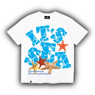 Áo Thun Big Boxy YOUTHPOWER IT'S SEA From Rộng Nam Nữ Cổ Tròn Chất Liệu Cotton In Lụa Local Brand