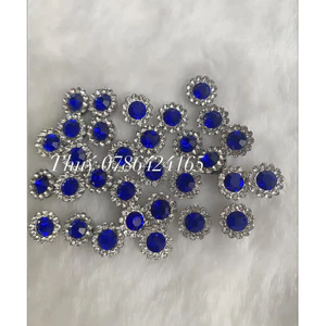 Set 50 hạt đá hoa tròn 10mm giá sỉ