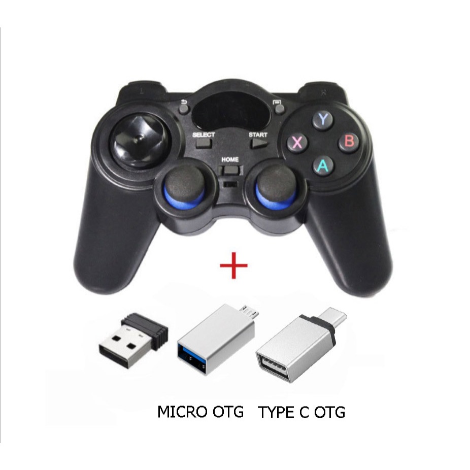 Tay cầm chơi game không dây - cho PC, Laptop, Điện thoại Android, Tivi Android - Game Fifa Online 4, Roblox, Minecraft..