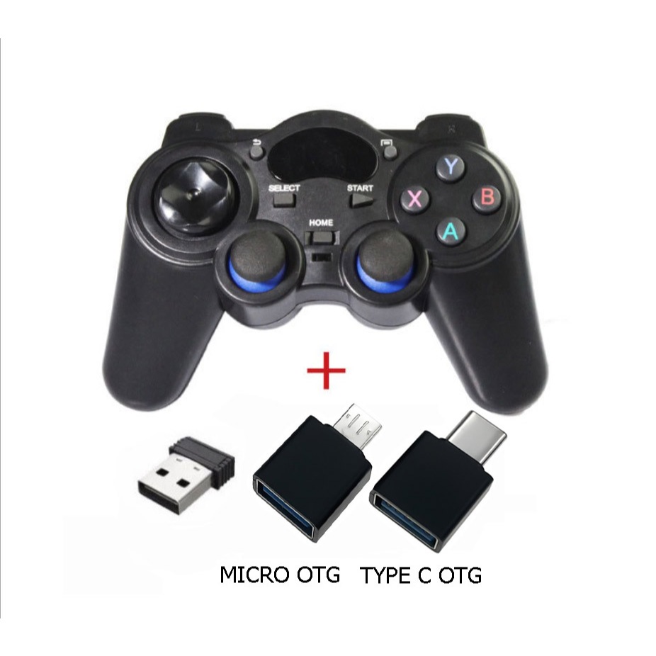 Tay cầm chơi game không dây - cho PC, Laptop, Điện thoại Android, Tivi Android - Game Fifa Online 4, Roblox, Minecraft..
