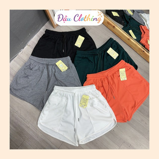 Quần short bigsize nữ chữ A có túi tiện lợi lưng thun có dây cột thoải mái chất thun co giãn Q13/Q7
