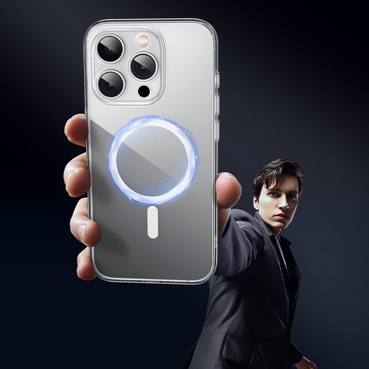 [IPHONE 16] Ốp điện thoại trong suốt hỗ trợ sạc từ tính cao cấp KOLEAD P88 nhựa cứng chống ố lph 11 12 13 14 15 Promax