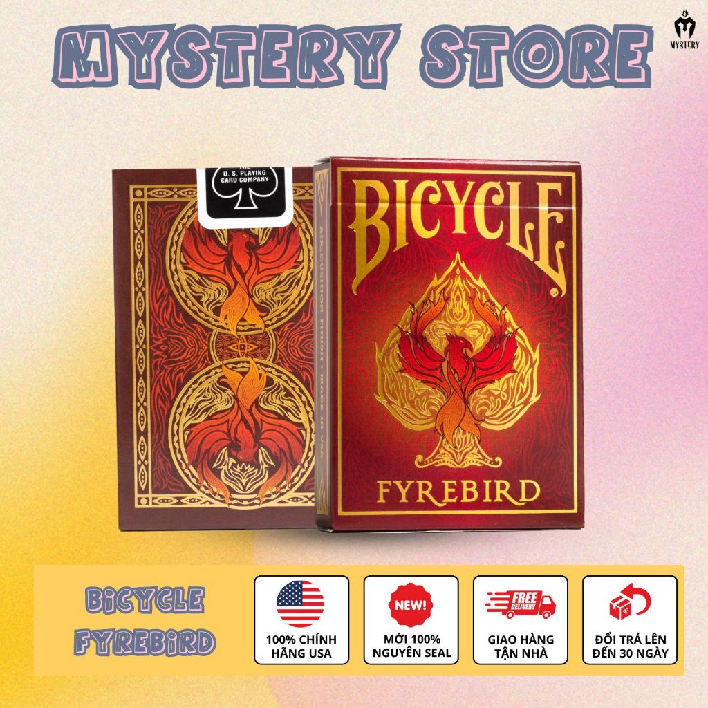 Bộ bài Tây, bài ảo thuật USA: Bicycle® 2021 FYREBIRD Playing Cards ...