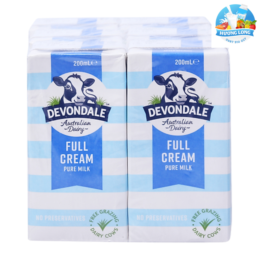 Sữa tươi Devondale full cream 200ml của Úc | Shopee Việt Nam