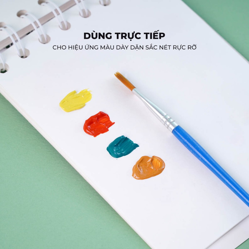Màu Nước Acrylic Classmate Lọ Màu Acrylic 100ml Độ Che Phủ Cao, Chồng Được Màu Chống Nước, Tô Tượng DIY Vẽ Tranh AC0003