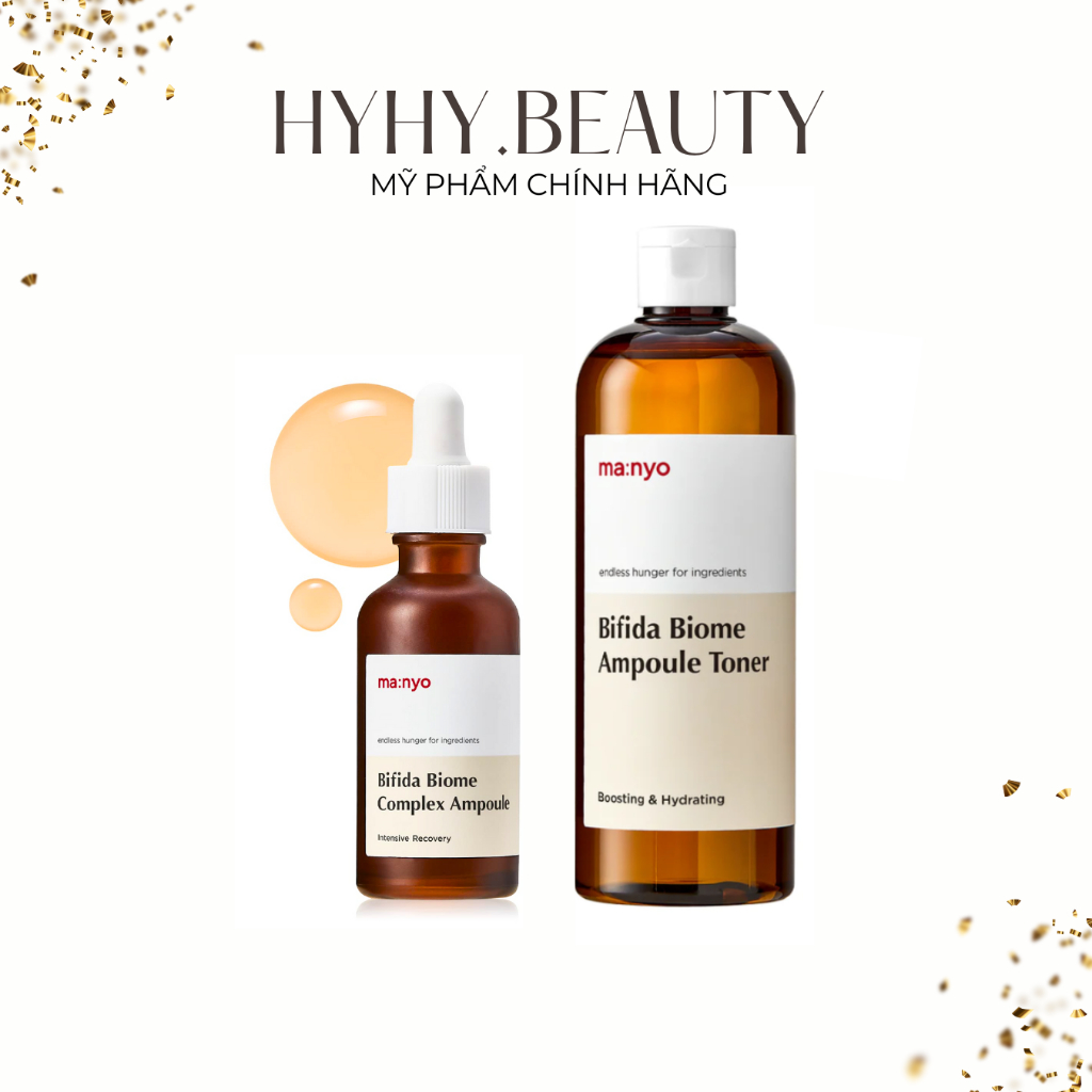 Tinh chất, toner chống lão hóa MANYO BIFIDA BIOME COMPLEX AMPOULE TONER ...