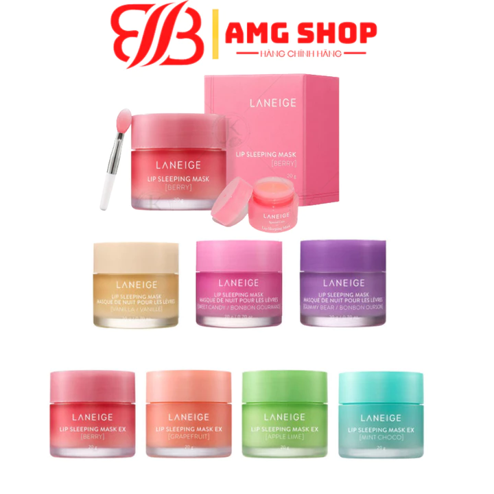 Mặt Nạ Ngủ Môi Lip Sleeping Laneige 3g và 20g Hàn Quốc dưỡng môi chống nứt nẻ