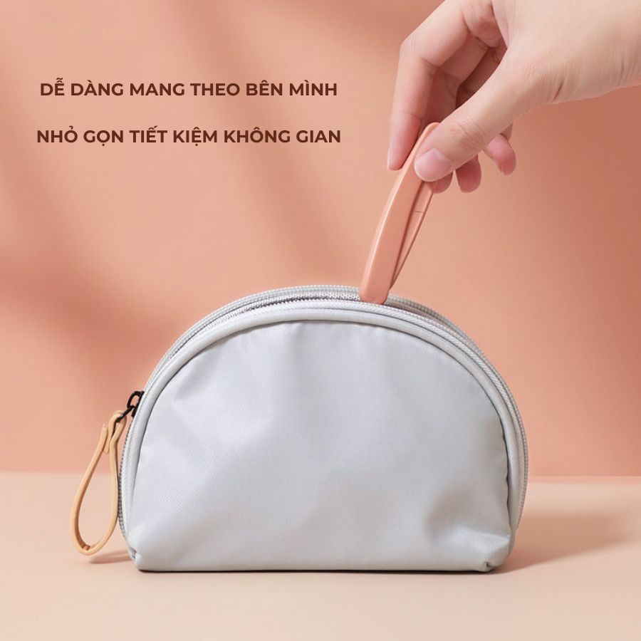 Dao tỉa lông mày gấp gọn combo 3 cây an toàn thuận tiện cho người sử dụng