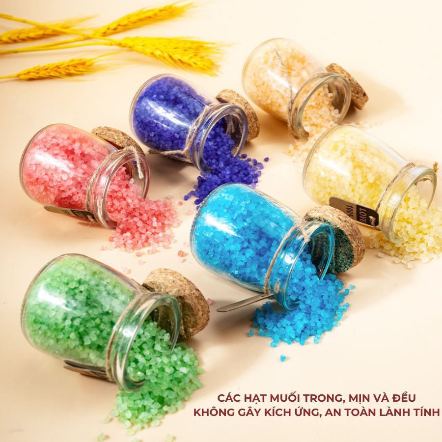 Muối tắm Himalaya tẩy tế bào chết, dưỡng ẩm da giúp da trắng sáng, sạch hơn và thư giãn giảm stress