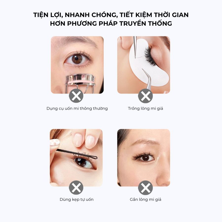 Dụng Cụ Bấm Mi Mini Kẹp Bấm Mi Góc Rộng Nhỏ Gọn Phù Hợp Với Mọi Hình Dạng Lông Mi Làm Cong Mi Thiết Kế Nhỏ Gọn
