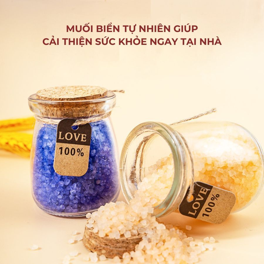 Muối tắm Himalaya tẩy tế bào chết, dưỡng ẩm da giúp da trắng sáng, sạch hơn và thư giãn giảm stress