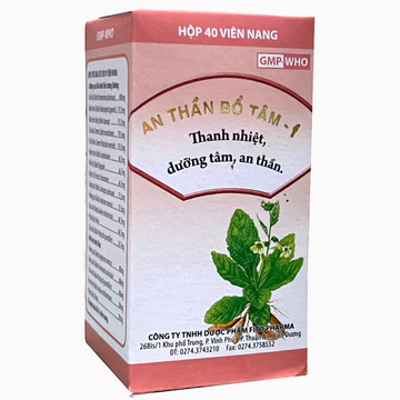 An thần bổ tâm F Fito - Dưỡng tâm, an thần, giảm stress - Chai 40 viên