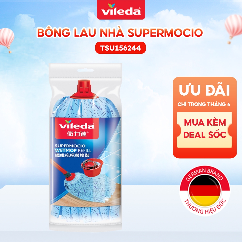 Ảnh Bông lau thay thế cho cây lau nhà VILEDA Wetmop - chính hãng Vileda 3