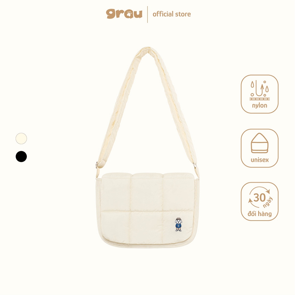 Túi Đeo Chéo Grau Unisex Nylon Logo Thêu Shopee Việt Nam - Main Image