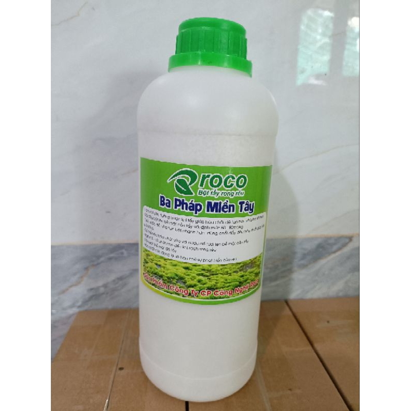 Bột Tẩy Rong - CLO 95% Tẩy Rong Rêu Sạch Sẽ ( Dạng Chai 1kg )