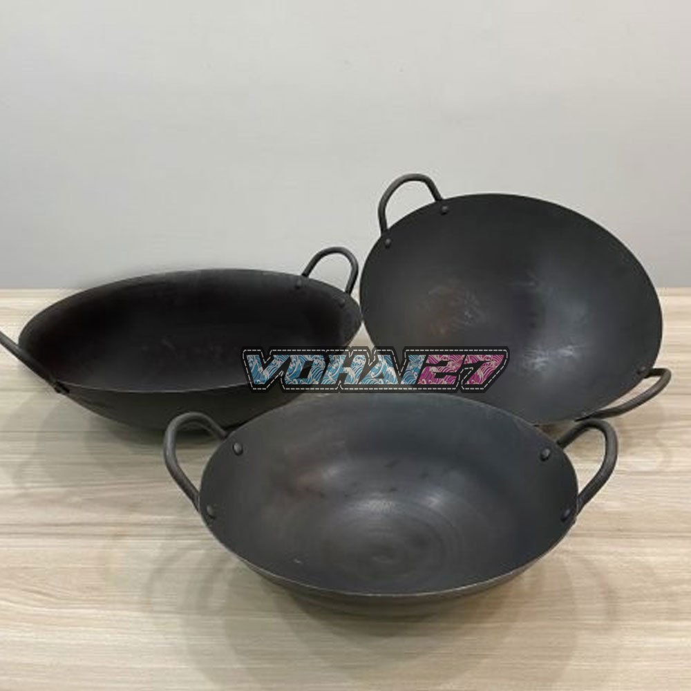 Chảo Thép 2 quai ( Chuyên dùng cho quán ăn, nhà hàng )