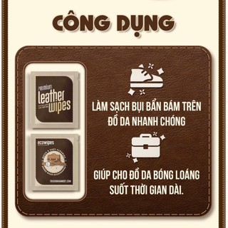 Khăn ướt vệ sinh túi da EcoWipes giấy vệ sinh lau siêu sạch chuyên sử dụng cho da làm mới làm bóng