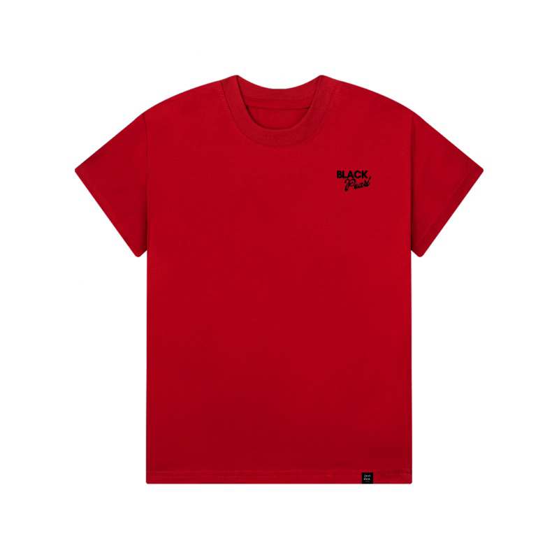 Áo Thun Nữ Baby Tee JUSTDUN B2 – Thêu “BLACK PEARL” Ver2, Chất Cotton Mềm Mịn, Co Giãn Nhẹ