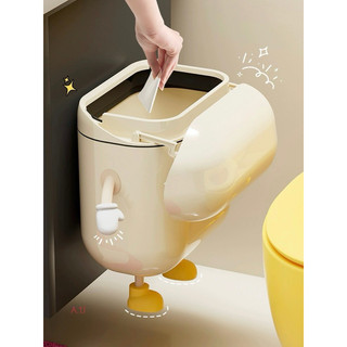T&T0041 Thùng rác treo tủ bếp có nắp đậy đa năng với thiết kế thông minh không ảnh hưởng đến mở cửa tủ